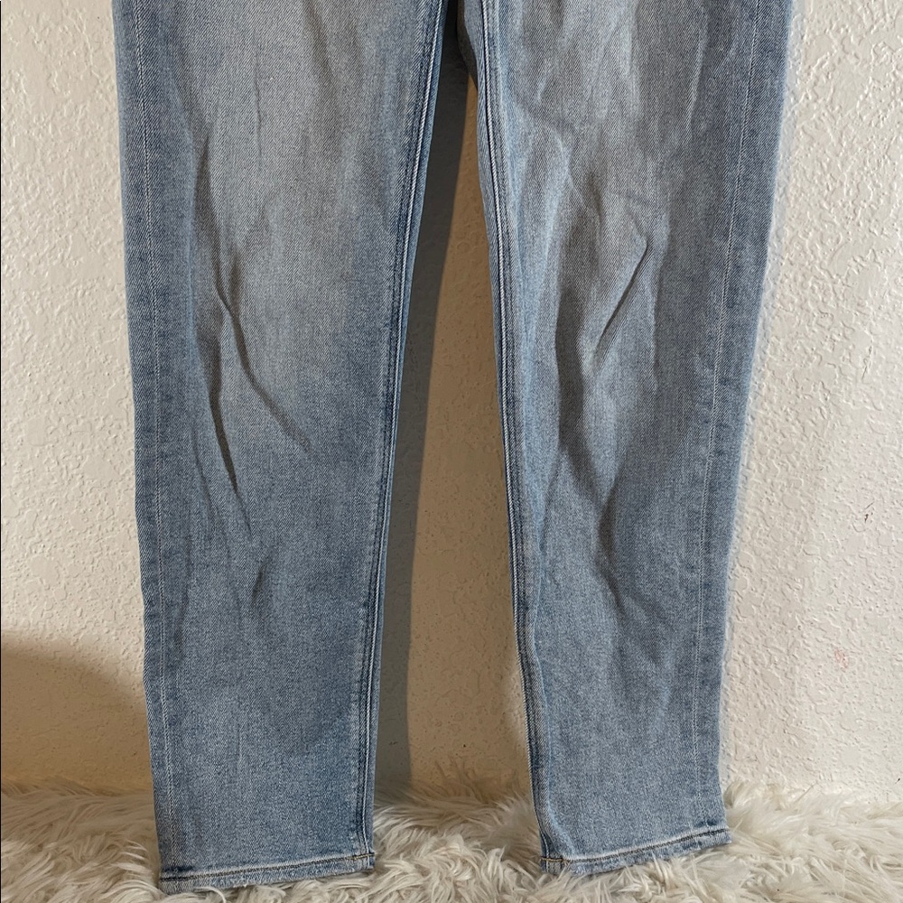 AMERICAN EAGLE AE Stretch Mom Straight Denim Jean Size 2 - Picture 5 of 15